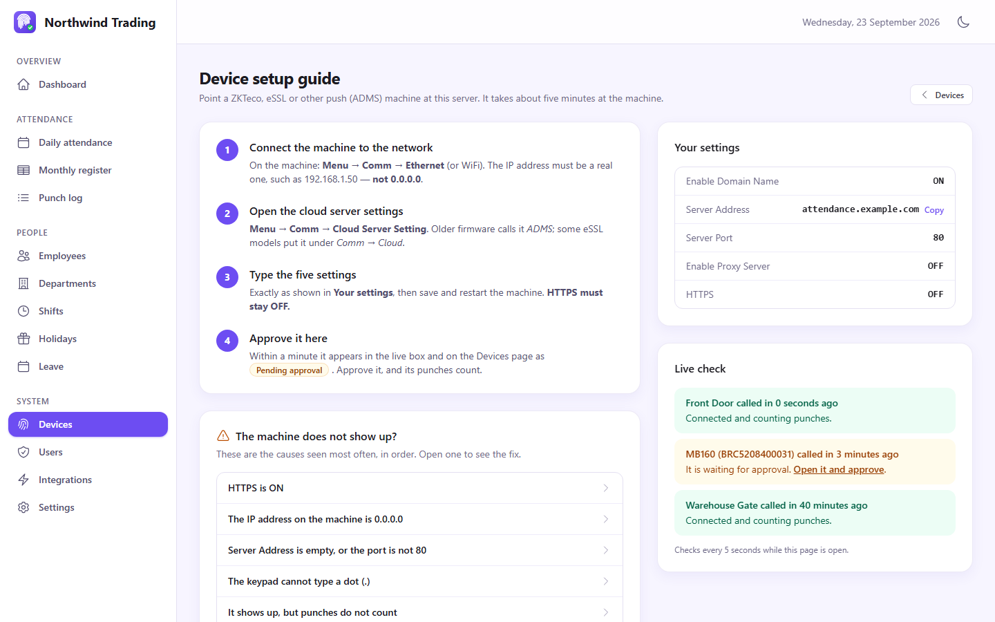 Setup guide